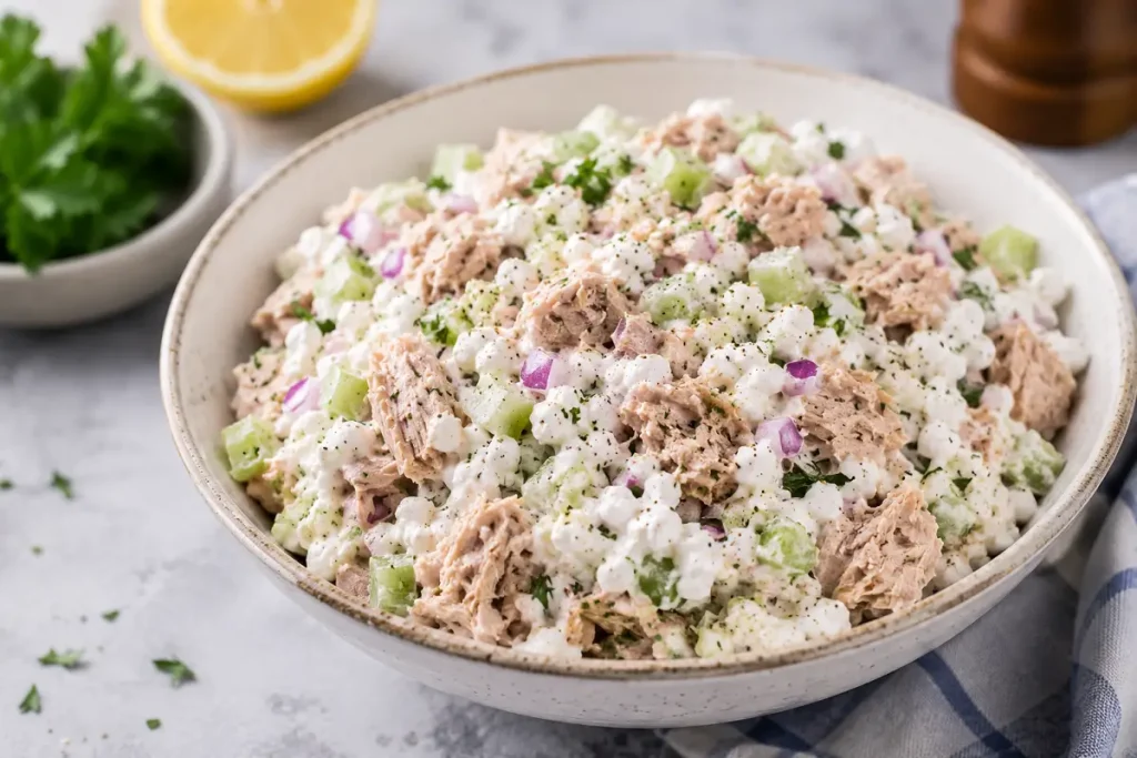 cottage cheese tuna salad