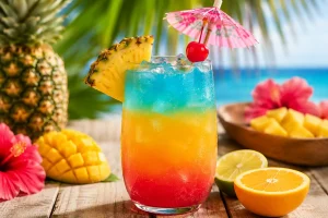 tropical mocktails